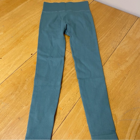 NEW Women Medium Oxidized Green Leggings High Rise Size XS - Picture 1 of 7